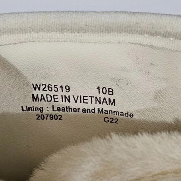 Cole Haan ZeroGrand Luxe Ankle Boot Womens 10 Ivory Suede Water Resistant Hiker - Picture 13 of 14